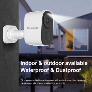 Vstarcam 3MP Venta caliente CB54 bala WiFi batería Cámara al aire libre detección humana función PIR inteligente inalámbrica cámara de seguridad solar - Product Image 3