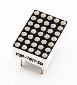 Small Size <strong>Led</strong> <strong>matrix</strong> 5*7 Blue Color 1.9mm 5x7 Mini <strong>Led</strong> Dot <strong>matrix</strong> Display Houkem -7057-BB - Product Image 2