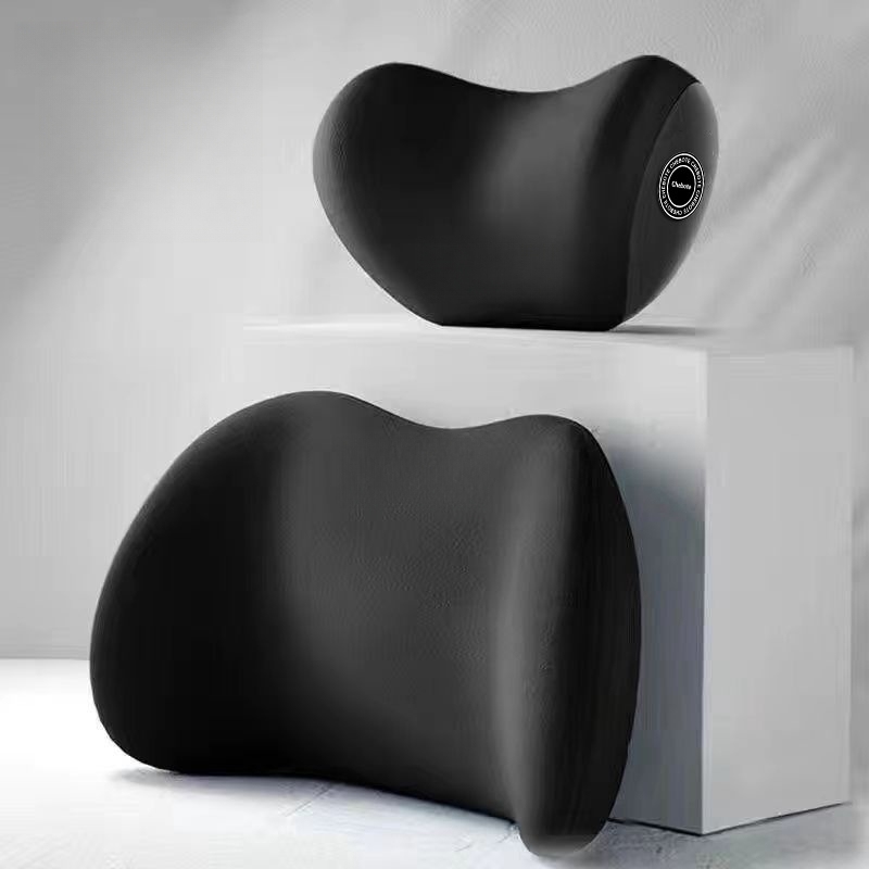 Appui-tête noir + taille