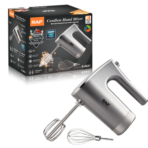 RAF 2000mAh Cordless Hand <strong>Mixer</strong> 200w Operate Smoothly 3 Speed Operation Easy to Clean Motor Speed <strong>120</strong> Rpm - Product Image 2