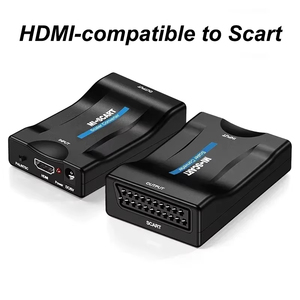 1080P SCART视频音频转换器适配器PAL/NTSC Scart至高清视频音频放大转换器适配器，适用于高清电视Dvd - Product Image 2