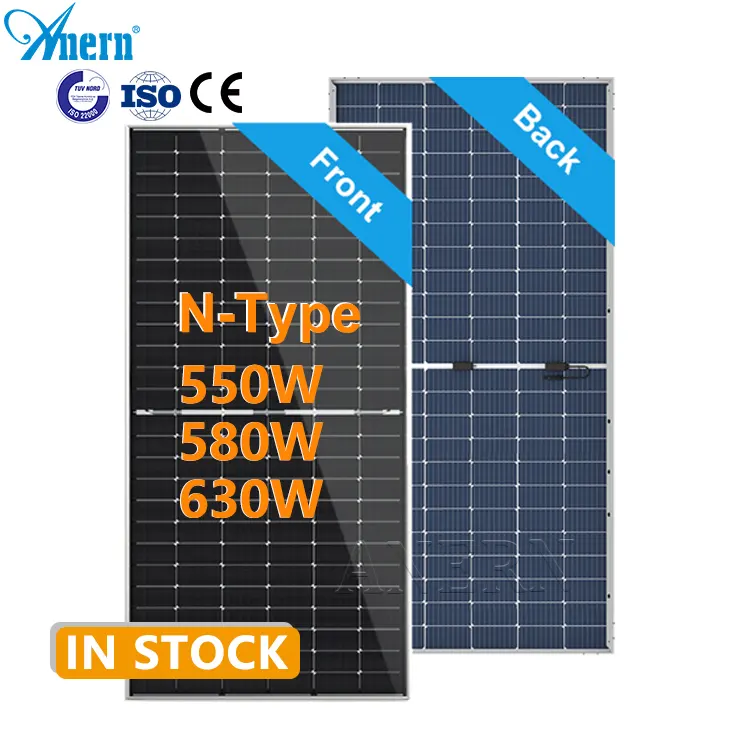 Economical high efficiency 5W to 500W cheap solar panel