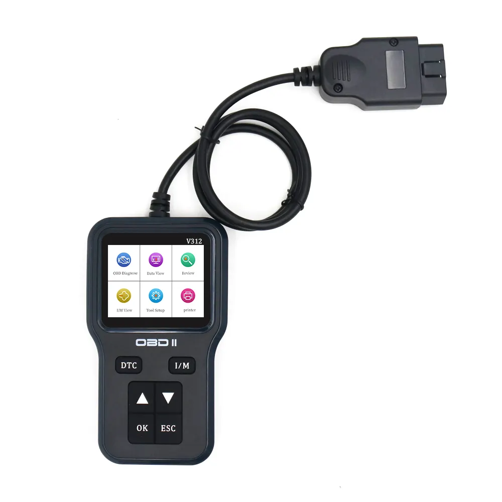 OBDII רכב קוד קורא אוטומטי סורק אבחון כלי OBD2 מבחן ציוד V312 אוניברסלי מכוניות DC 8 ~ 36V CE FCC ROHS