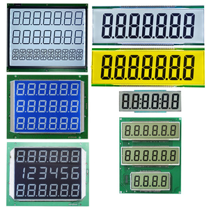 Benutzer definierte 7 Segment Tn Htn Stn Fstn Lcd Hersteller Custom ized 6 7-stelliges LCD-Anzeige modul für Kraftstoff pumpensp ender - Product Image 1