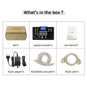 Display LCD CCTV controller tastiera joystick a 3 assi per telecamera PTZ Cam, controllo sistema telecamera per conferenze