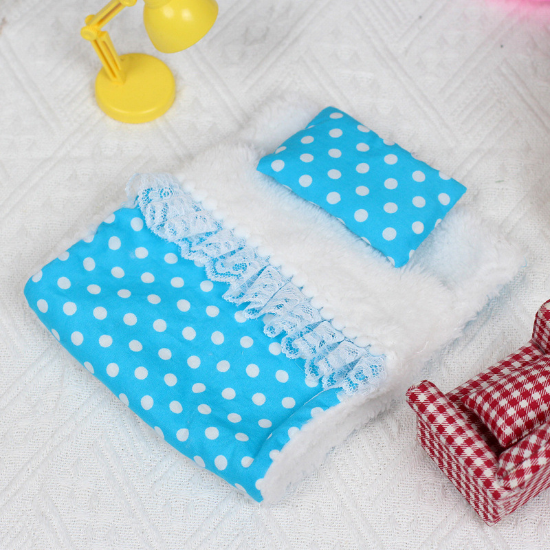 Dotted Blue (Sleeping Bag Pillow)