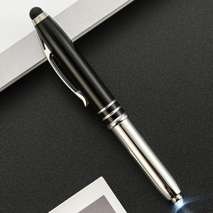 Custom <strong>3</strong> <strong>in</strong> <strong>1</strong> Multifunction Stylus Led Light <strong>Pen</strong> With Logo Print for Gift - Product Image 6