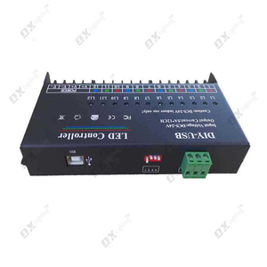 USB fai da te Led Pixel Controller 12 Ch 720 w scheda Sd Dvi programmabile singolo colore colorato modulo stringa Controller sequenziale