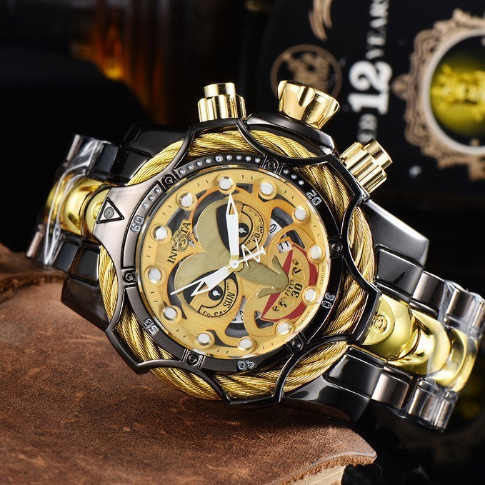 Golden face