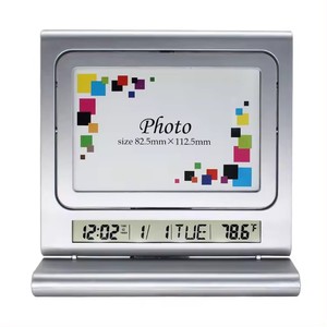 กรอบ hoto สุดเจ๋งสําหรับบ้านและสํานักงาน กรอบรูป <span class=keywords><strong>LCD</strong></span> นาฬิกาแสดงเวลา วันที่ อุณหภูมิ นาฬิกาดิจิตอล <span class=keywords><strong>LCD</strong></span> ของสัปดาห์ - Product Image 1