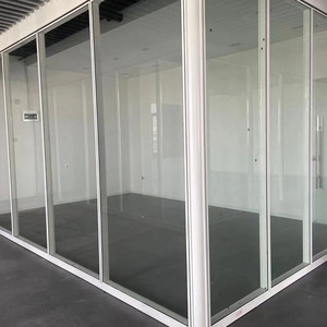 Profilo divisorio ufficio moderno singolo e doppio strato in alluminio per dividere il profilo di alluminio divisorio Spacesoffice - Product Image 2