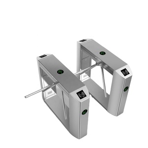 Sicherheits arm Stativ drehkreuz mit automatischer Zugangs kontrolle für Event und Fitness studio - Product Image 1