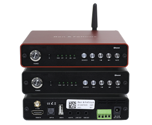 60W Wireless Bluetooth Stereo Amplifier with 2-Channel Multi-<strong>Input</strong> for Home <strong>Audio</strong> &amp; Outdoor Parties - Product Image 1