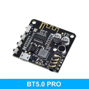 Mini <strong>Bluetooth</strong> 5.0 Decoder Board Audio Receiver BT5.0 PRO MP3 Lossless Player Wireless Stereo Music Amplifier Module With Case