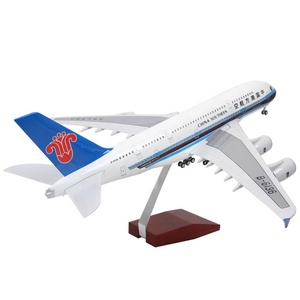 サウンドコントロールLEDライトスケール付き工場卸売OEM飛行機モデル1/85ボーイング747A380カンタス航空航空機モデル - Product Image 6