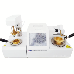 Bir makinede ASTM D93 kapalı fincan parlama noktası testi ve ASTM D92 açık fincan parlama noktası analizörü - Product Image 2
