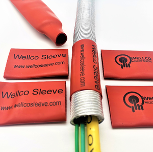 İşaretleyiciler için yüksek sıcaklık <span class=keywords><strong>VITON</strong></span> ısı Shrink Sleeve kablo etiket ısı Shrink tanımlama