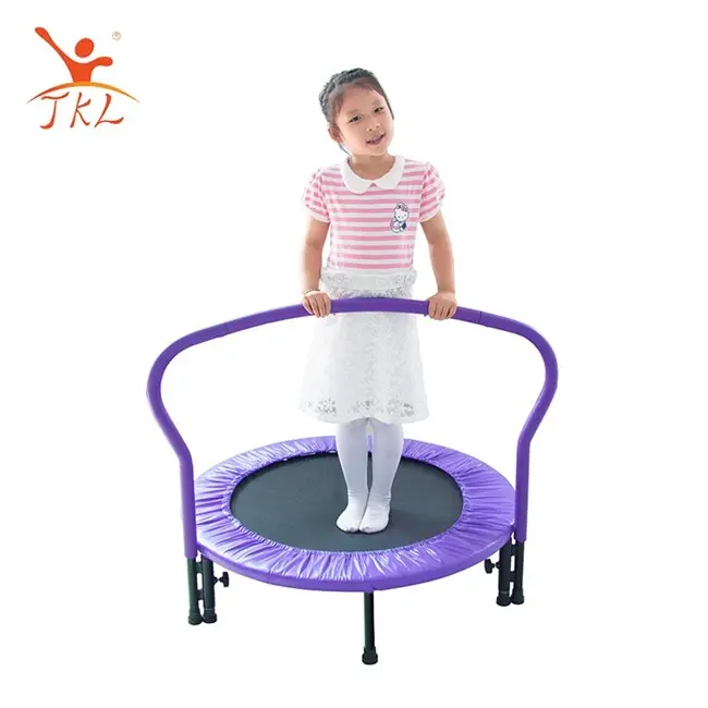 Barato solo niño trampolín niños interior cubierta protectora malla elástica plegable mini bebé ejercicio trampolín para niños