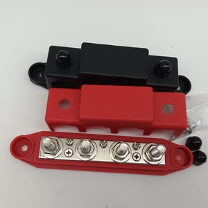 12V 24V 48V terminyterminalfuse Terminal bloğu otobüs çubuğu M8 çıtçıt güç bara güç dağıtım terminali kapaklı - Product Image 2