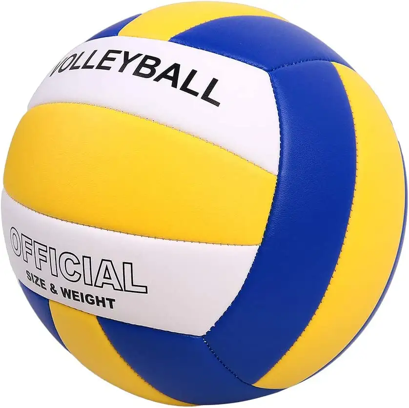 ActEarlier-Voleibol de tamaño oficial 5, Voleibol suave para interior y exterior, para entrenamiento de gimnasio o juego de playa