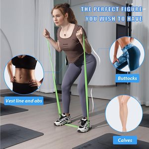 Banda elástica de tensión para entrenamiento de Yoga, lazo elástico de resistencia TPE de alta calidad para piernas y ejercicio de glúteos, bandas relajantes musculares - Product Image 2