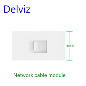Delviz意大利白色玻璃面板开关，DIY定制组合，意大利电源插座，USB充电端口，IT标准墙壁插座 - Product Image 5