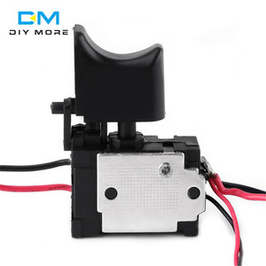 DC 7.2 V-24 V 12V 16A batteria al litio trapano elettrico regolatore di velocità interruttore a grilletto pulsante con indicatore luminoso - Product Image 5