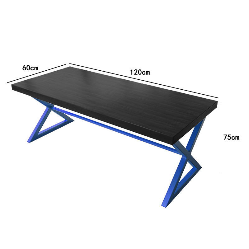 Blue Rectangle Table