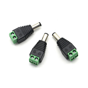 High Quality 2.1 X 5.5mm <strong>12V</strong> <strong>DC</strong> Solderless <strong>DC</strong> Joint Male and Female <strong>DC</strong> <strong>Power</strong> Adapter Plug Socket Terminals for Cameras - Product Image 2