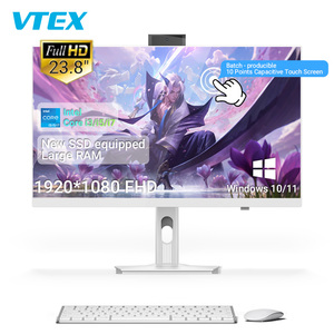 23.8&quot; Factory Aio Pc Core I3 I5 I7 Pop up Hidden 5MP Camera Dual Speakers WiFi BT Business <strong>Desktop</strong> Aio All in One Pc <strong>Computers</strong> - Product Image 1