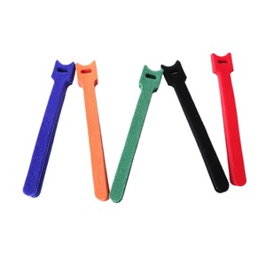 电缆扎带可重复使用的尼龙聚酯背对背Velcro钩环带 - Product Image 3