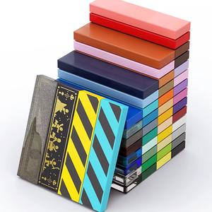 Bebricks 2431 yapı setleri karo için 1x4 yapı taşı parçaları DIY oluk ile MOC renkli yapı tuğla oyuncaklar - Product Image 3