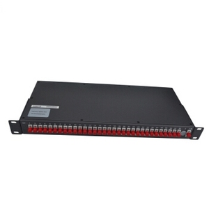 Módulo de montaje en rack 1U DWDM MUX DEMUX 40CH 100GHz 0.8nm AAWG Tecnología Panel de conexión de fibra óptica LC UPC Duplex Dust Cap 4G POE WIFI - Product Image 1