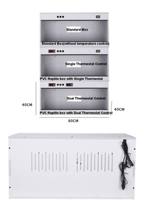 Customizable <strong>PVC</strong> Charging Reptiles Breeding Box Waterproof Moisture-Proof Feeding Enclosure Button Closure for Small Animals - Product Image 3