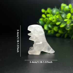 Tinh Thể Tự Nhiên Khắc Động Vật Khủng Long 3-4Cm Pha Lê Đá Quý Thủ Công Cho Trang Trí Trẻ Em Quà Tặng - Product Image 2
