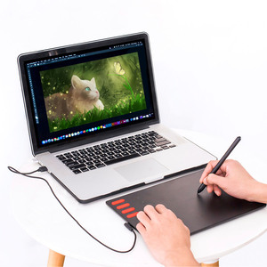 Vinsa T505 Useful 8192 Levels Pressure Tilt <strong>Function</strong> Battery-Free Wireless Stylus Signature Tablette Graphique - Product Image 1