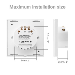 工場直販スマートWifiキースイッチロッカーWifi Tuya/Tuyaアプリインテリジェントリモートコントロールスイッチ - Product Image 5