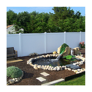 Bảng điều khiển hàng rào <span class=keywords><strong>PVC</strong></span> Trắng 8ft cho tài sản cho thuê-Nâng cấp bảo trì thấp bền với bài viết 6ft - Product Image 2