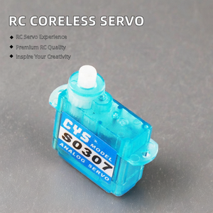 CYS-S0307 0.5kg Torque 3.7g Light Weight <strong>Analog</strong> Coreless Motor <strong>Servo</strong> Unisex for <strong>RC</strong> Car Plane &amp; <strong>Robot</strong> Use - Product Image 5