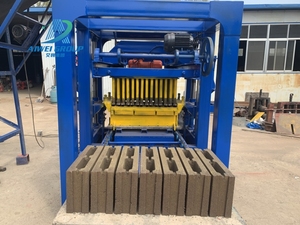 Production Line AiWei Semi <strong>Automatic</strong> QT 4-24 Concrete Brick <strong>Machine</strong> and <strong>Block</strong> <strong>Making</strong> <strong>Machine</strong> Hot Selling <strong>Making</strong> Moner <strong>Machine</strong> - Product Image 4