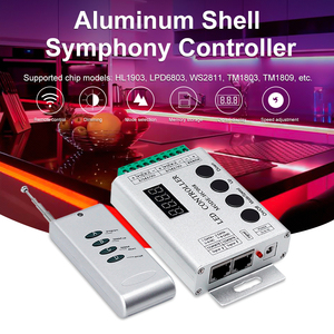 Controlador SPI RGB de píxeles direccionables digitales LED WS2811 2812B de alta calidad para salida de control remoto de tira de luz 8A