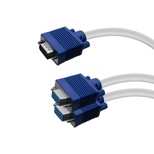 Vgaコンピューターディスプレイビデオオーディオケーブル1Cm2メスVgaスプリットスクリーンケーブルVgaモニタースプリッターコンバーターケーブル - Product Image 6