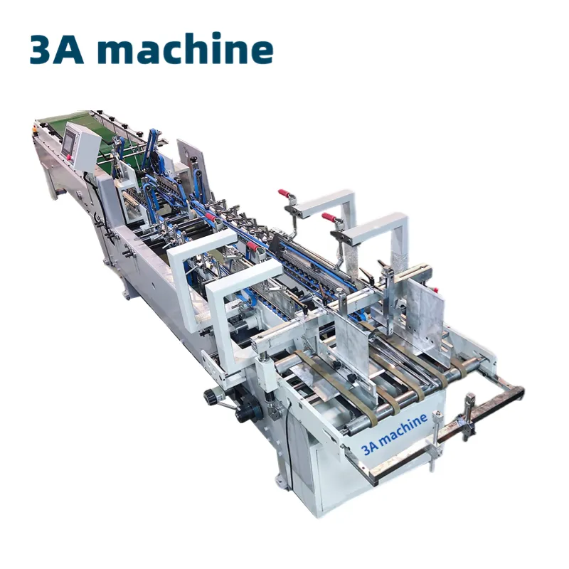 3ACQ ++ 580D เครื่องกาวอัตโนมัติโฟลเดอร์กระดาษความเร็วสูงโฟลเดอร์อัตโนมัติ Gluer Machine