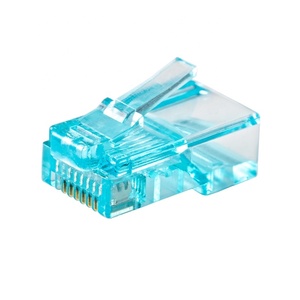 工厂供应UTP FTP CAT5E CAT6 CAT7 RJ11 RJ45连接器4P4C 6P4C 8P8C镀金插头 - Product Image 3