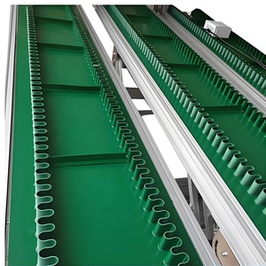 Pvc Small Barrier Climbing Conveyor <strong>Loading</strong> and <strong>Unloading</strong> Belt Conveyor Line Wear-Resistant Carbon Steel Belt Elevator - Product Image 4