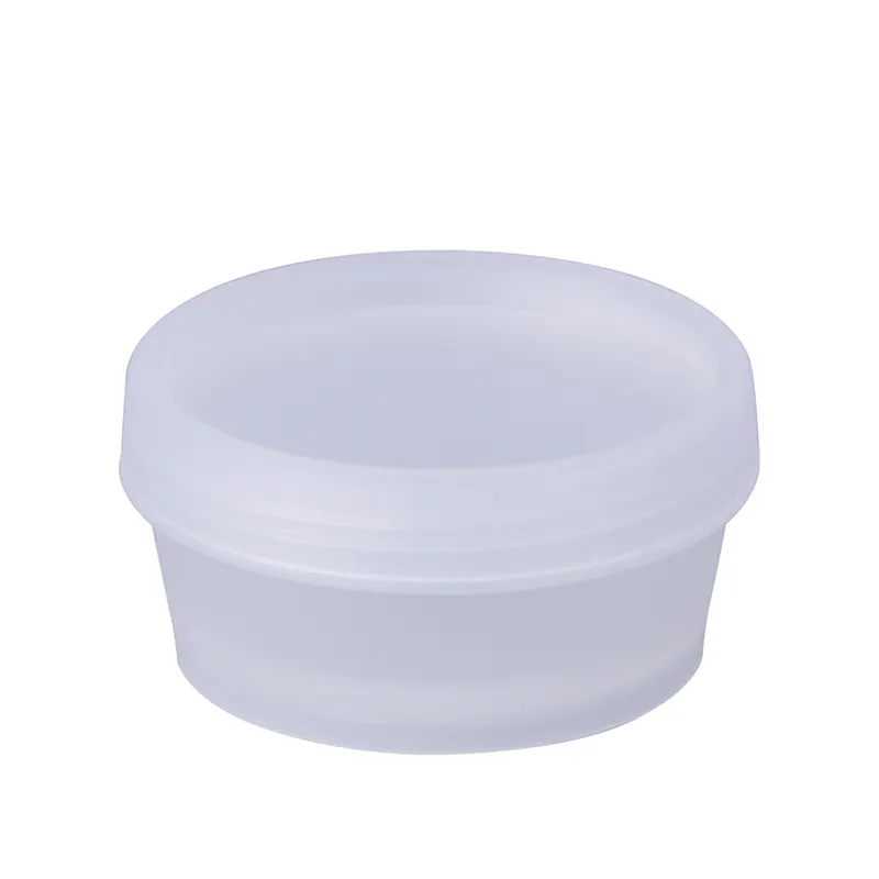 Tarro de plástico para crema, tarro de plástico para crema, arcilla cosmética, 50ml, venta al por mayor