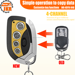 Factory Wholesale 315MHz 4 Channel Remote Cloner Keychain Type for Roller Gate Electric Garage Door System - Product Image 2