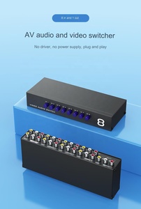 Bi Directional AV RCA Audio Video <strong>Switch</strong> Converter 8 <strong>Input</strong> <strong>1</strong> Out USB <strong>KVM</strong> <strong>Switch</strong> for Monitors