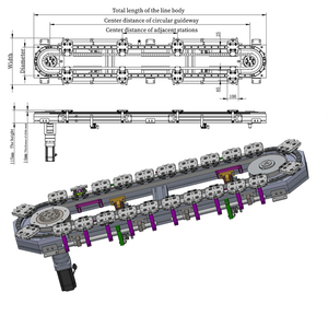 El riel lineal curvo DTS2 es un sistema de pista accionado por desplazamiento listo para adaptarse para una alta velocidad para la inspección y el manejo de placas PCB - Product Image 5