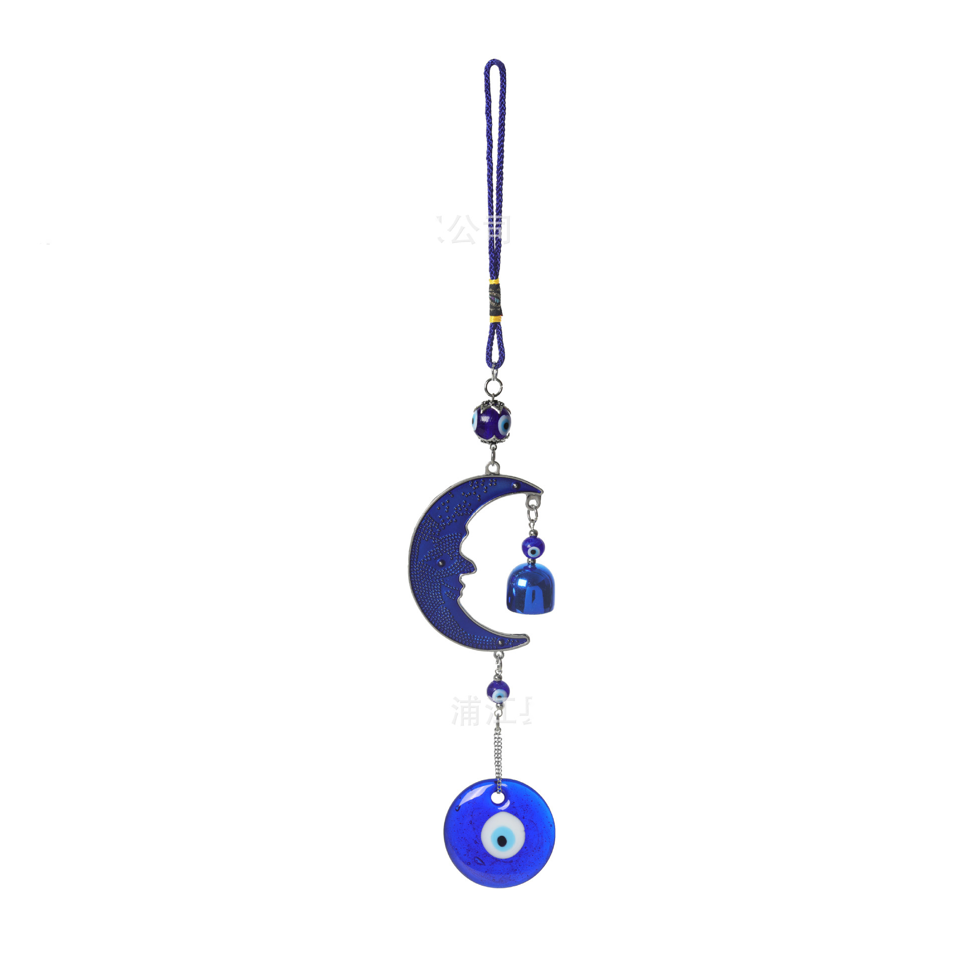 Corde bleue avec la lune